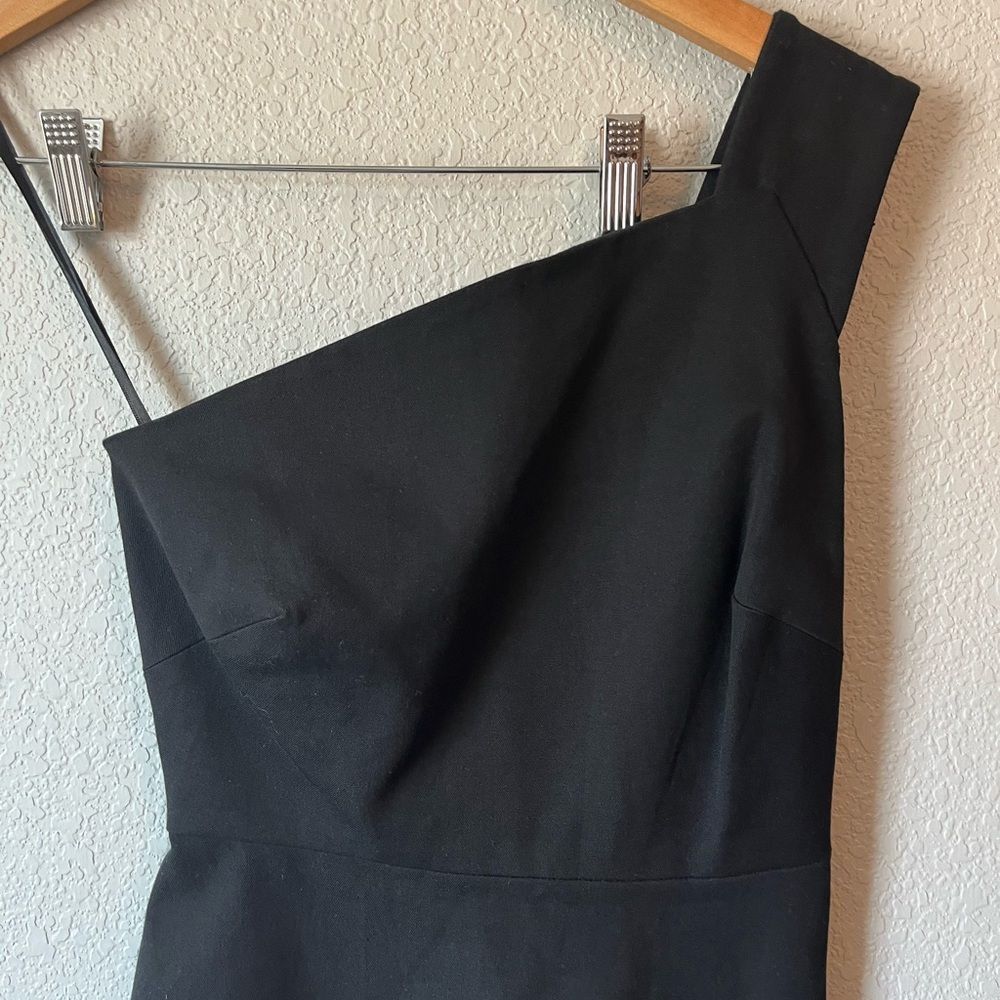 BR/ROLAND MOURET COLLECTION ONE-SHOULDER DRESS size 0 event holiday fancy party - Picture 3 of 6